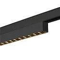 SLV Spotlight op rail IN-LINE 44 TRACK 48V DARKLIGHT REFLECTOR DALI aanstuurbaar IP20, zwart dimbaar