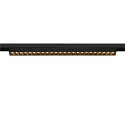 SLV Spotlight op rail IN-LINE 44 TRACK 48V DARKLIGHT REFLECTOR DALI aanstuurbaar IP20, zwart dimbaar