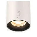 SLV Spotlight op rail NUMINOS® XS TRACK 48V DALI aanstuurbaar IP20, zwart, wit dimbaar