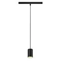 pendant luminaire NUMINOS® XS TRACK 48V DALI controllable IP20, black, white dimmable