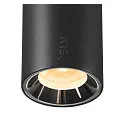 SLV pendant luminaire NUMINOS® XS TRACK 48V DALI controllable IP20, chrome, black dimmable
