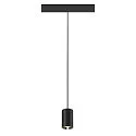 SLV pendant luminaire NUMINOS® XS TRACK 48V DALI controllable IP20, chrome, black dimmable