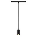 pendant luminaire NUMINOS® XS TRACK 48V DALI controllable IP20, black dimmable