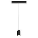 SLV Pendelarmatuur NUMINOS® XS 48V 55° voor BAP, DALI aanstuurbaar IP20, zwart mat dimbaar