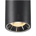 SLV pendant luminaire NUMINOS® S TRACK 48V DALI controllable IP20, chrome, black dimmable