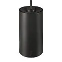 SLV pendant luminaire NUMINOS® S 48V DALI 2 55° for VDU workstation, DALI controllable IP20, black matt dimmable