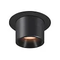 Plafondinbouwarmatuur NUMINOS® PROJECTOR M cilindrisch, zwart