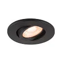 Afdekking UNIVERSAL DOWNLIGHT MOVE rond, draaibaar, zwart