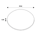 SLV Ring UNIVERSAL DOWNLIGHT rond, aluminium