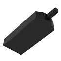 power supply housing TRACK 48V DALI controllable, right, black