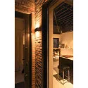 SLV outdoor wall luminaire OVAL 18 WL IP65, black