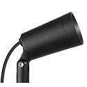SLV Armatuur met grondpen SYNA PLANT rond, kantelbaar IP65, zwart 