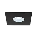 cover UNIVERSAL DOWNLIGHT IP65 square, black
