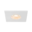 SLV Afdekking UNIVERSAL DOWNLIGHT IP65 hoekig, wit