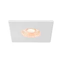 SLV Afdekking UNIVERSAL DOWNLIGHT IP65 hoekig, wit