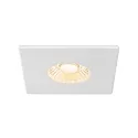 SLV Afdekking UNIVERSAL DOWNLIGHT IP65 hoekig, wit