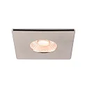 SLV Afdekking UNIVERSAL DOWNLIGHT IP65 hoekig, chroom