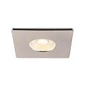 SLV Afdekking UNIVERSAL DOWNLIGHT IP65 hoekig, chroom
