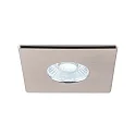 SLV Afdekking UNIVERSAL DOWNLIGHT IP65 hoekig, chroom
