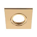 Afdekking UNIVERSAL DOWNLIGHT IP20 hoekig, draaibaar, glanzend, goud