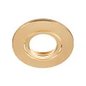 cover UNIVERSAL DOWNLIGHT IP65 round, swivelling, gold matt