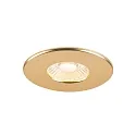 SLV Afdekking UNIVERSAL DOWNLIGHT IP20 rond, draaibaar, goud mat