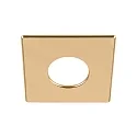 Afdekking UNIVERSAL DOWNLIGHT IP65 hoekig, goud mat