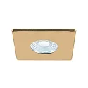SLV cover UNIVERSAL DOWNLIGHT IP65 square, gold matt