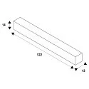 SLV Inbouwbehuizing DASAR® 1000, zwart