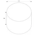 SLV recessed housing DASAR® XL, black