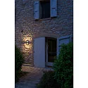 SLV Wandarmatuur voor buitenshuis LID II UP/DOWN rond, stijf, CCT Switch IP65, antraciet, mat dimbaar