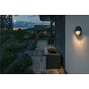 SLV Wandarmatuur voor buitenshuis LID II  SINGLE rond, stijf, CCT Switch IP65, antraciet, mat dimbaar