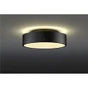 SLV wall and ceiling luminaire MEDO® PRO 30 round IP50, black dimmable