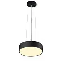 SLV wall and ceiling luminaire MEDO® PRO 30 round IP50, black dimmable