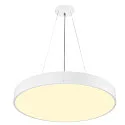 SLV Wand- en plafondarmatuur MEDO® PRO 60 rond, DALI aanstuurbaar IP50, wit dimbaar