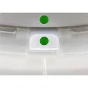 SLV Wand- en plafondarmatuur MEDO® PRO 60 rond, DALI aanstuurbaar IP50, wit dimbaar