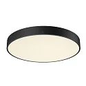 SLV wall and ceiling luminaire MEDO® PRO 60 round, CCT Switch, direct / indirect, UGR < 19 IP50, black dimmable