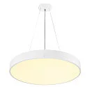 SLV Wand- en plafondarmatuur MEDO® PRO 60 rond, CCT Switch, direct / indirect, UGR < 19 IP50, wit dimbaar