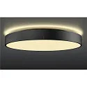 SLV wall and ceiling luminaire MEDO® PRO 60 round IP50, black dimmable
