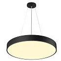 SLV wall and ceiling luminaire MEDO® PRO 60 round IP50, black dimmable