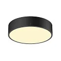 wall and ceiling luminaire MEDO® 30 round, CCT Switch, direct / indirect IP50, black dimmable