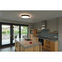 SLV wall and ceiling luminaire MEDO® 60 round, CCT Switch, direct / indirect IP50, black dimmable
