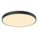 SLV ceiling luminaire MEDO® 90 round, CCT Switch IP50, black dimmable