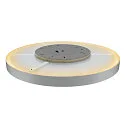 SLV ceiling luminaire MEDO® 90 round, CCT Switch IP50, grey dimmable