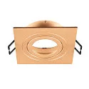 recessed ceiling ring NEW TRIA® 75 square, rose gold