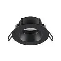 Verzonken plafondring NEW TRIA® 68 rond, zwart