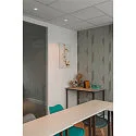 SLV Verzonken plafondring NEW TRIA® 75 vierkant, wit
