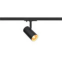 SLV 1-phase spot NOBLO® SPOT round, swivelling, rotatable IP20, black dimmable