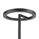 SLV Tafellamp op batterijen VINOLINA ONE met Touch-Dimmer, Ring-Vorm, met Oplaadstation IP54, zwart dimbaar