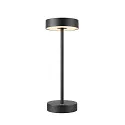 Tafellamp op batterijen VINOLINA 2-CCT 2-voudig, cilindrisch, CCT Switch, met Touch-Dimmer, met Oplaadstation IP54